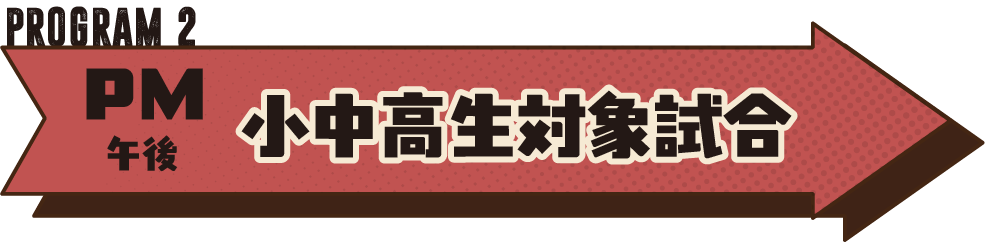 小中高対象試合